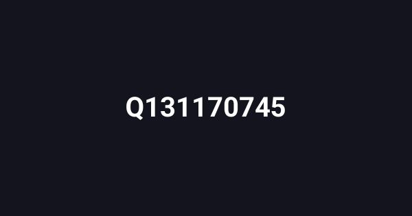 Q131170745