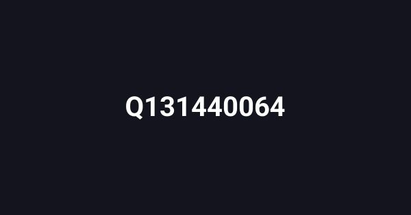 Q131440064