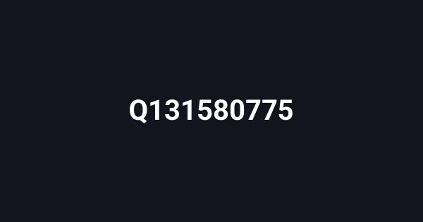 Q131580775