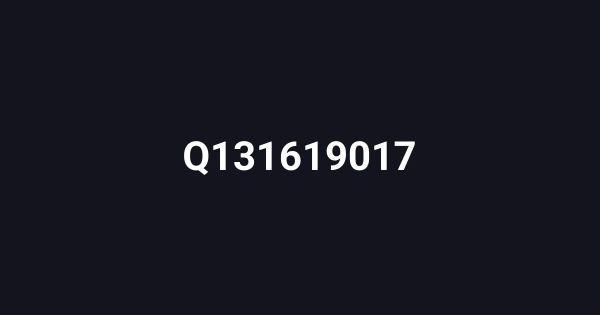Q131619017