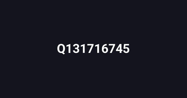 Q131716745