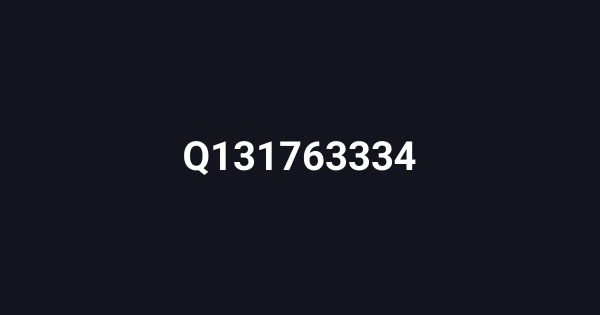 Q131763334