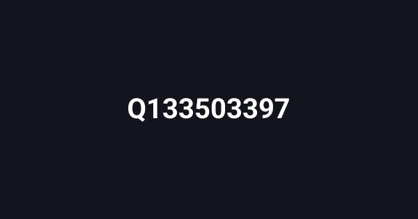 Q133503397