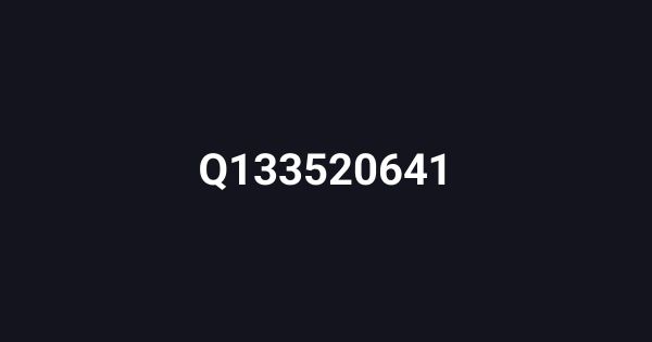 Q133520641