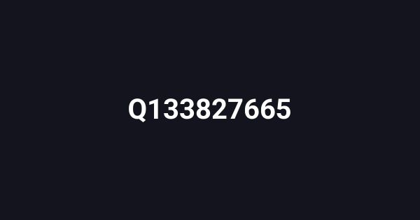 Q133827665