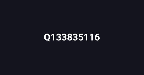 Q133835116