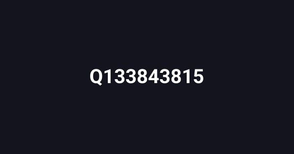 Q133843815
