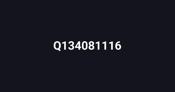 Q134081116
