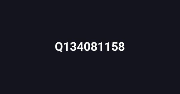 Q134081158