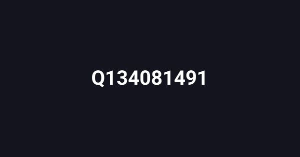 Q134081491