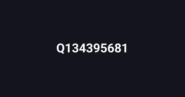 Q134395681