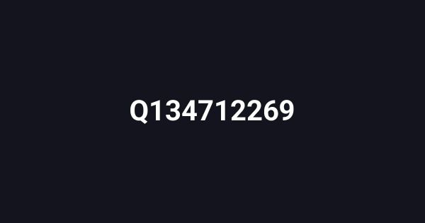 Q134712269