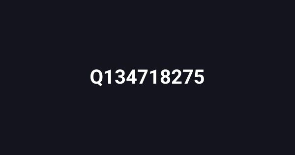 Q134718275