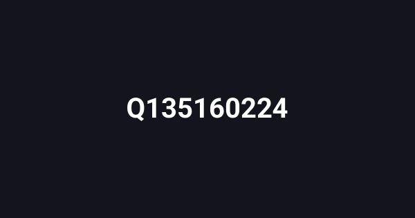 Q135160224