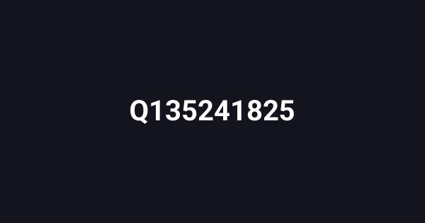 Q135241825