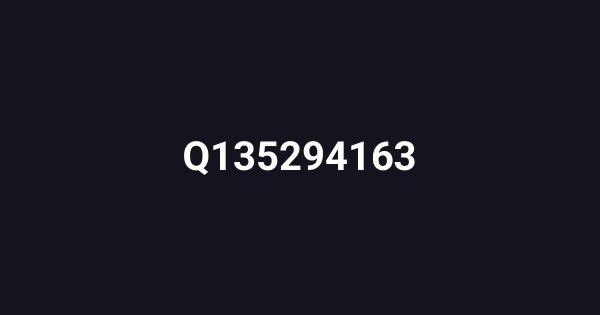 Q135294163