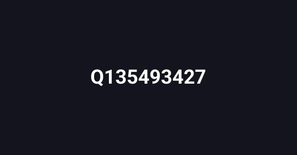 Q135493427