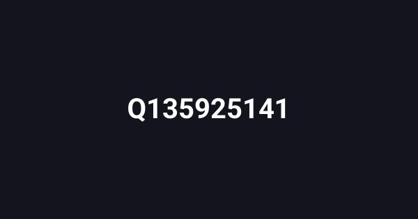 Q135925141