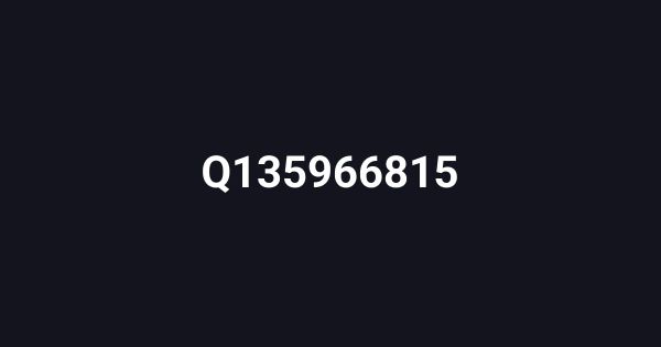 Q135966815
