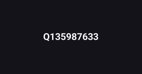 Q135987633