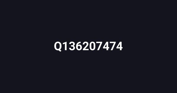 Q136207474
