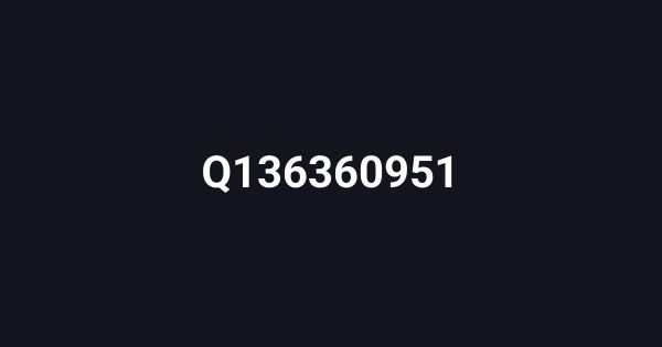 Q136360951