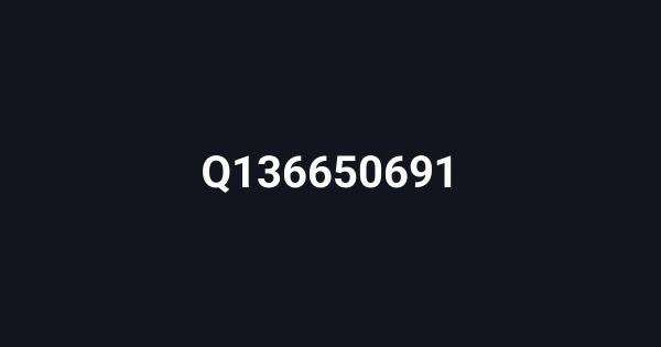Q136650691