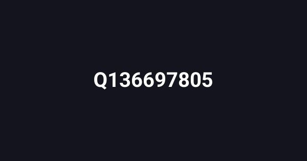 Q136697805