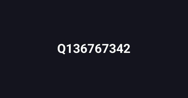 Q136767342