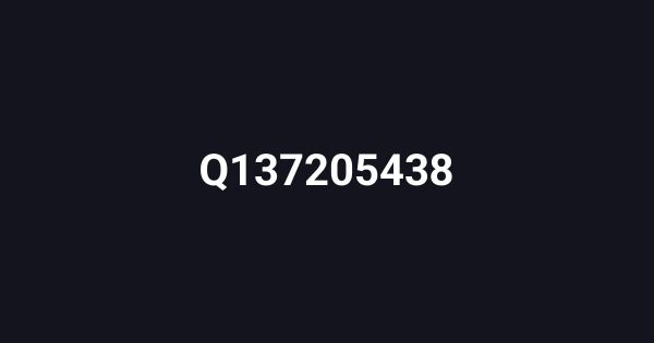 Q137205438