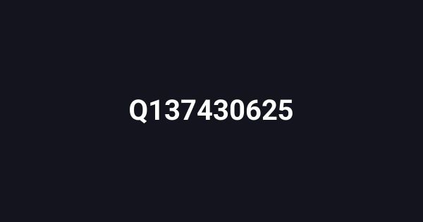 Q137430625