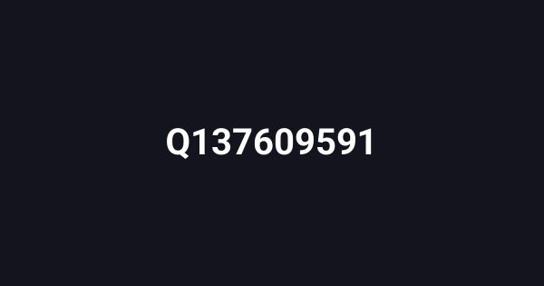 Q137609591