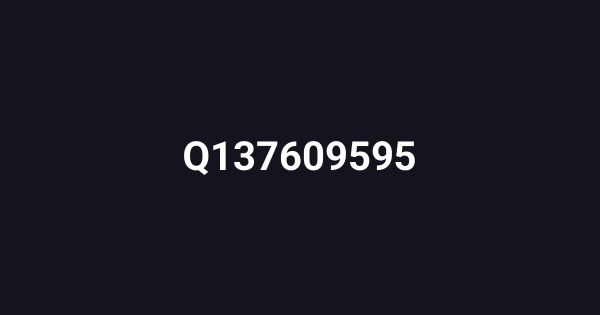 Q137609595