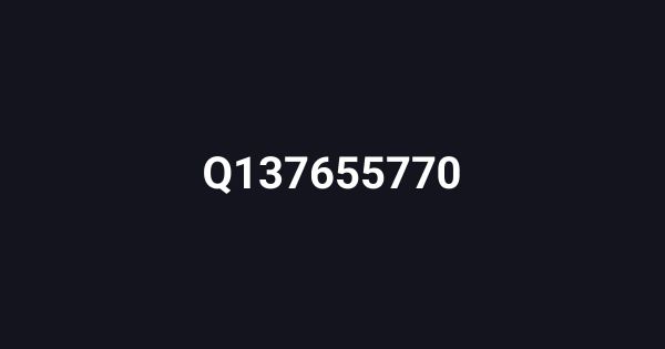 Q137655770