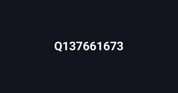 Q137661673