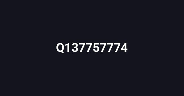 Q137757774