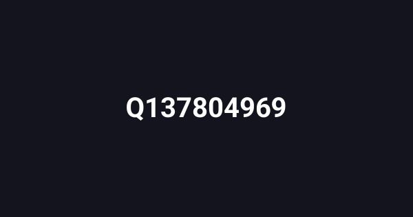 Q137804969