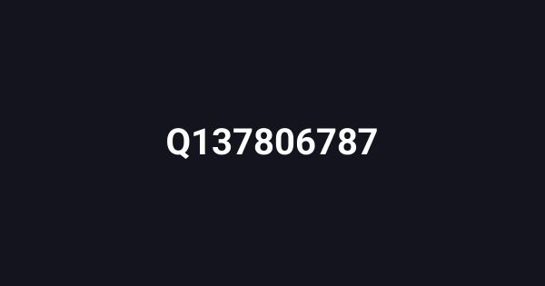 Q137806787