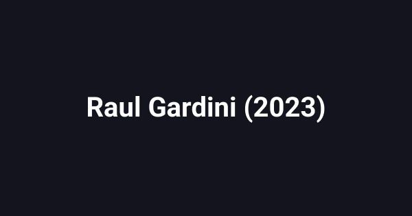 Raul Gardini (2023)