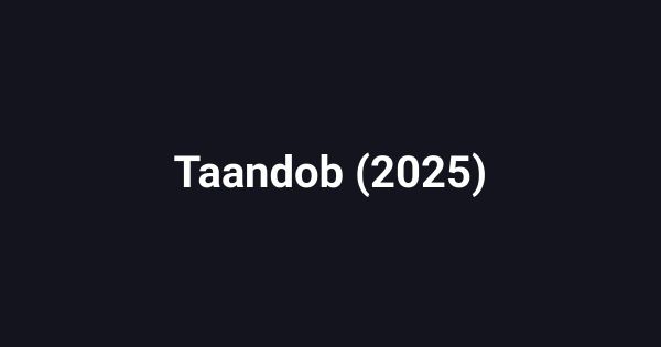Taandob (2025)