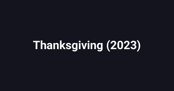 Thanksgiving (2023)