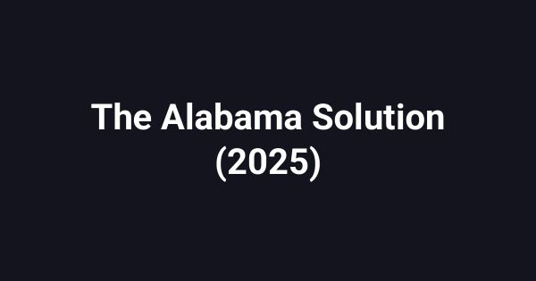 The Alabama Solution (2025)