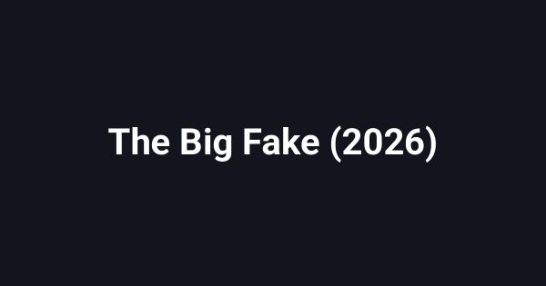 The Big Fake (2026)