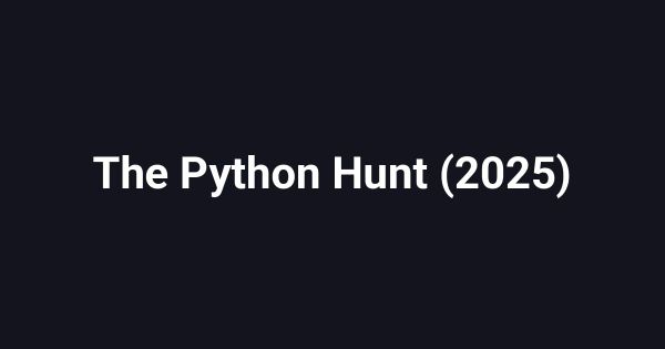 The Python Hunt (2025)