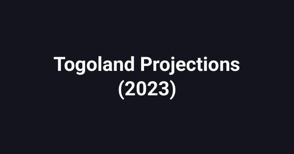 Togoland Projections (2023)