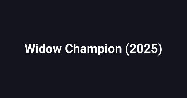 Widow Champion (2025)