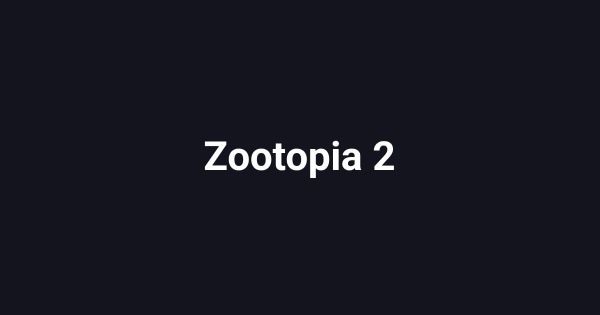 Zootopia 2