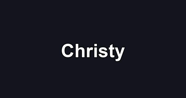Christy
