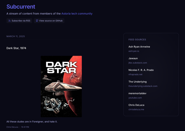 A screenshot of Subcurrent