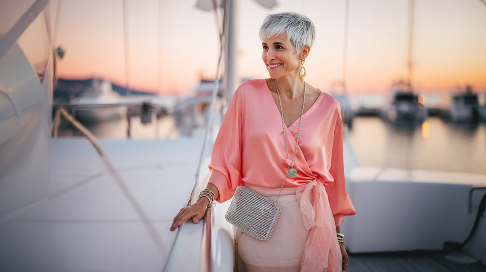 25 summer-ready outfits for short silver haircuts